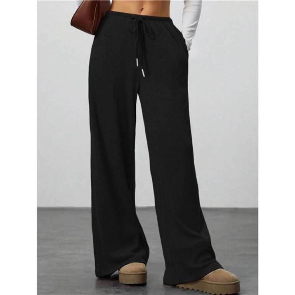 Relaxed Fit Wide Leg Pants - Picture 15 of 16